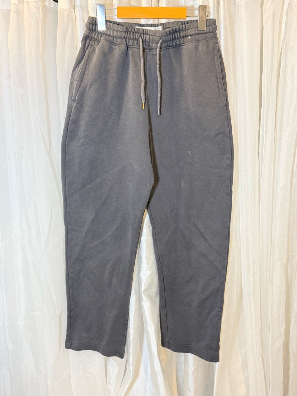 Hollister Men's Charcoal Drawstring Joggers